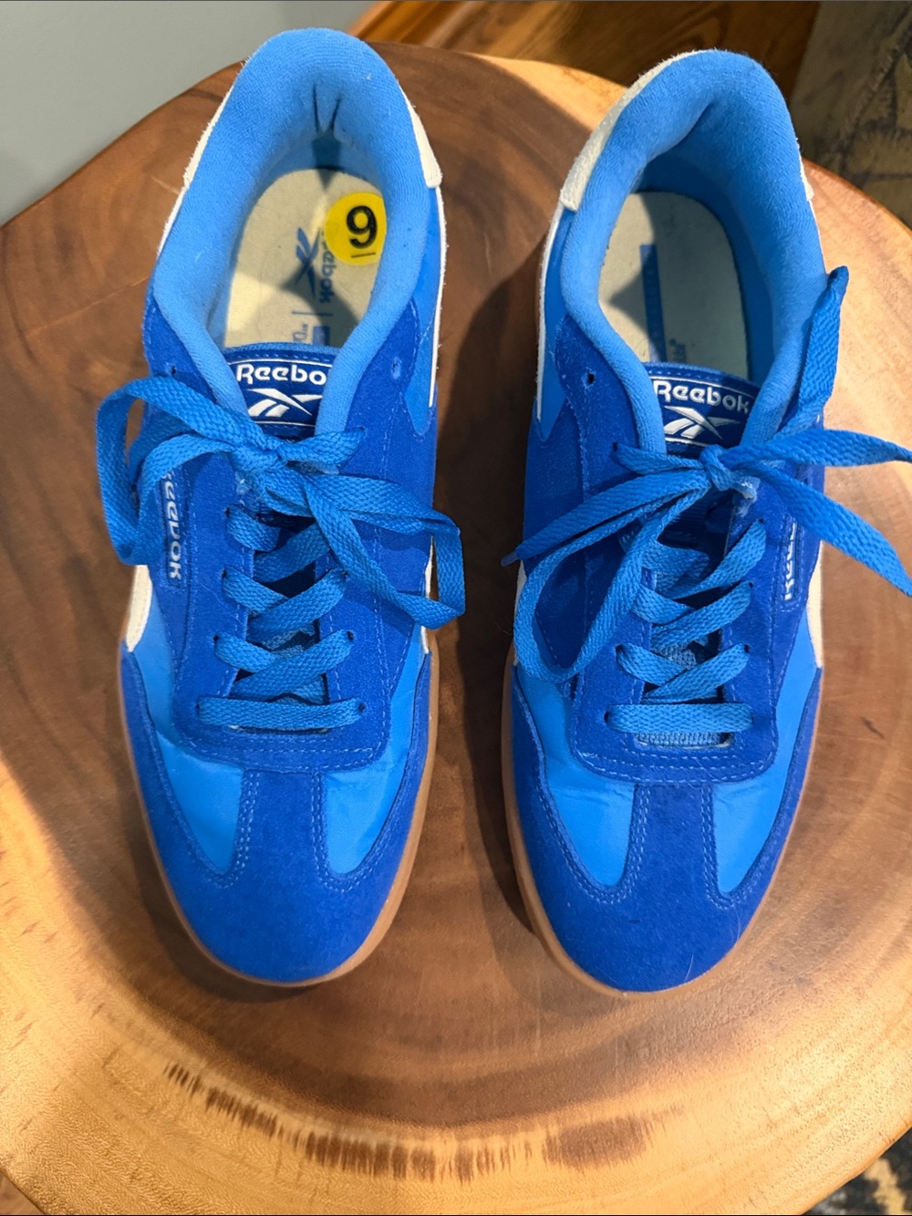 Reebok Blue & White Low-Top Sneakers - Picture 3 of 4